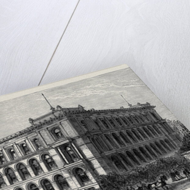 The Agricultural Museum Berlin Where the International Fisheries Exhibition is Held Germany 1880 by Anonymous