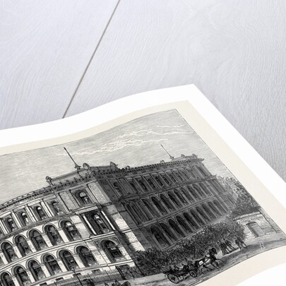 The Agricultural Museum Berlin Where the International Fisheries Exhibition is Held Germany 1880 by Anonymous