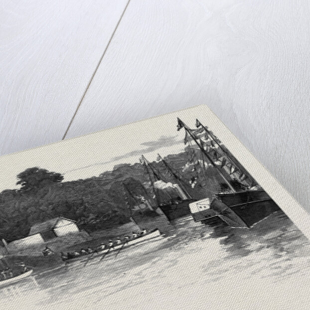 The Royal Visit to Cornwall: The Prince and Princess of Wales on the River Fal 1880 by Anonymous