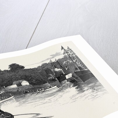 The Royal Visit to Cornwall: The Prince and Princess of Wales on the River Fal 1880 by Anonymous