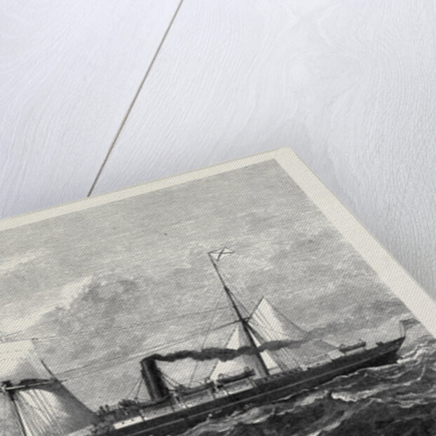 The Union Company's New Steamship Trojan for the Cape Mail Line 1880 by Anonymous