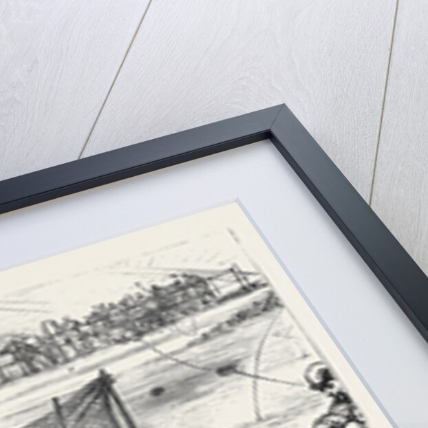 Swimming Match Between a Dog and a Man 1880 by Anonymous