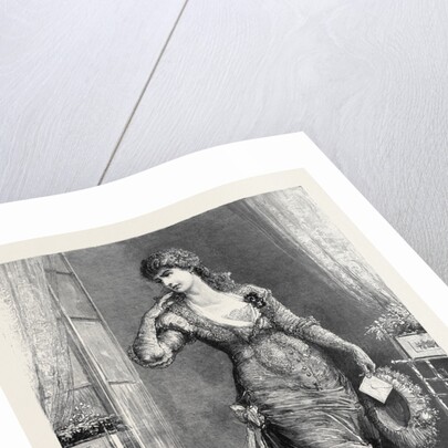 Madame Modjeska As Constance in Heartsease at the Royal Court Theatre London 1880 I Take Leave of You As It Were for Ever! Adieu! Adieu! Act 3 by Anonymous