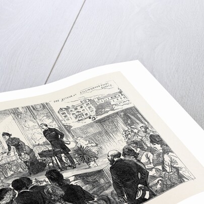 The Duke and Duchess of Connaught at the Royal Albert Orphan Asylum Bagshot 1880 by Anonymous