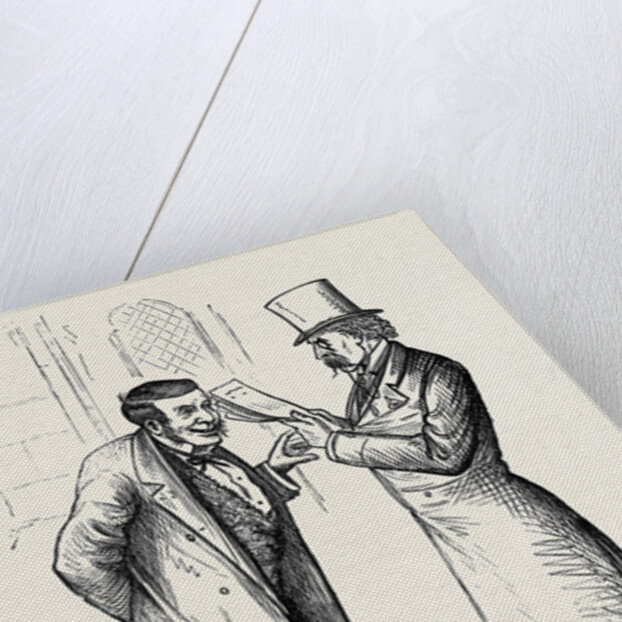 Parliamentary Sketches: In the Lobby: Hot Water. 1880 by Anonymous