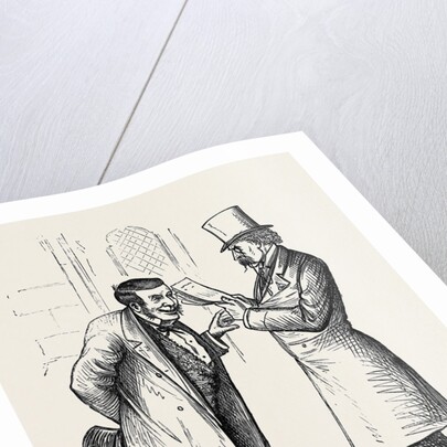 Parliamentary Sketches: In the Lobby: Hot Water. 1880 by Anonymous