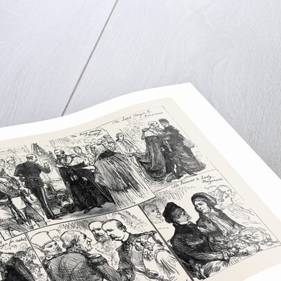 Sketches at the Presentation of Address to the King of Greece by the Corporation of London 1880 by Anonymous