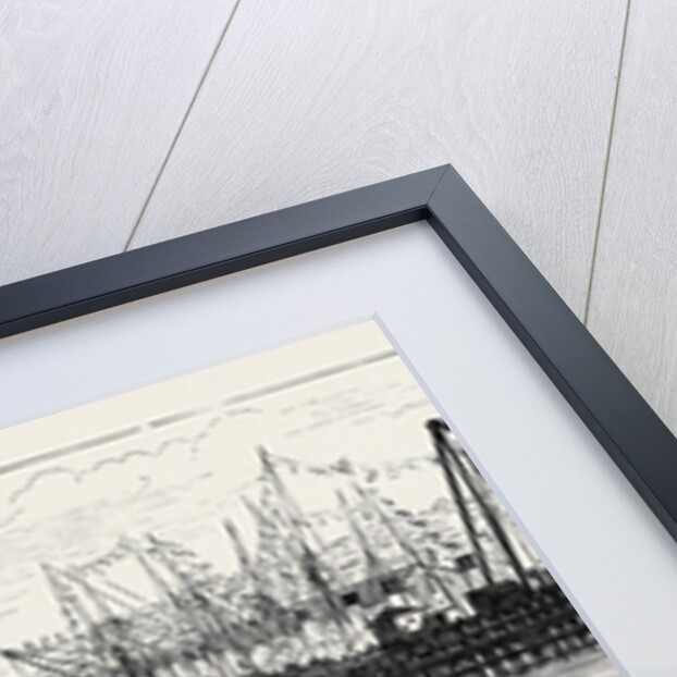 The Prince of Wales at Holyhead: View of the New Dock from the Clock Tower 1880 by Anonymous