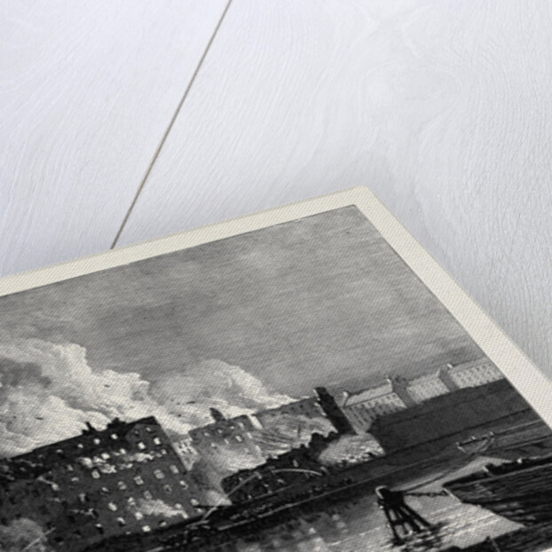 Burning of Messrs. A. And P. Tod's Flour Mills Leith 1874 by Anonymous