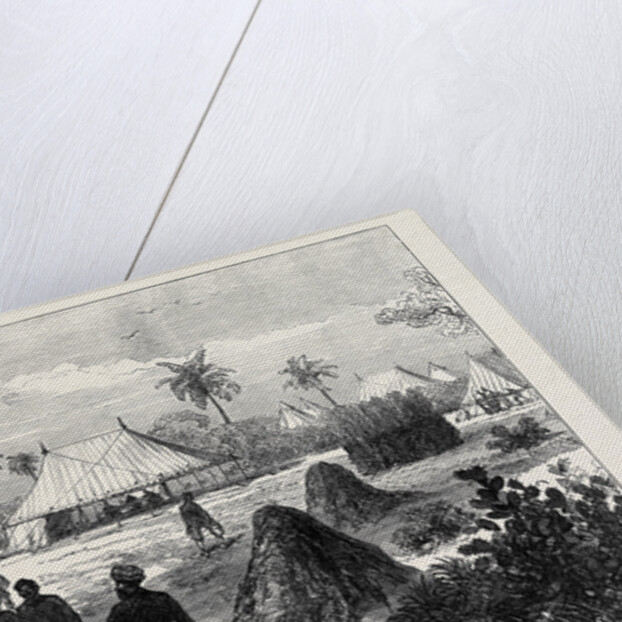 The Ashantee War: Captain Glover's Headquarters at Addah 1874 by Anonymous