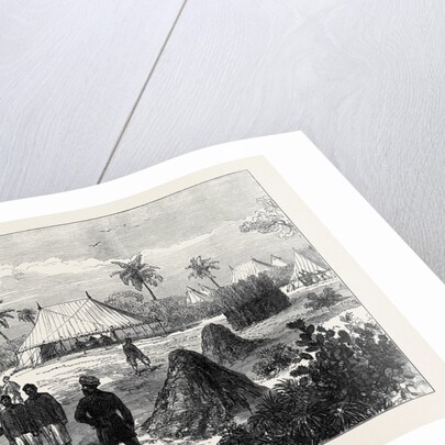 The Ashantee War: Captain Glover's Headquarters at Addah 1874 by Anonymous