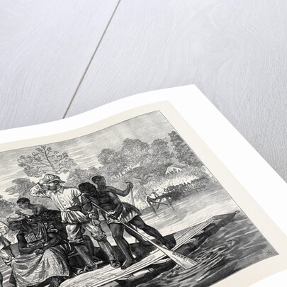 The Ashantee War: Ashantee Ambassadors Crossing the Prah 1874 by Anonymous