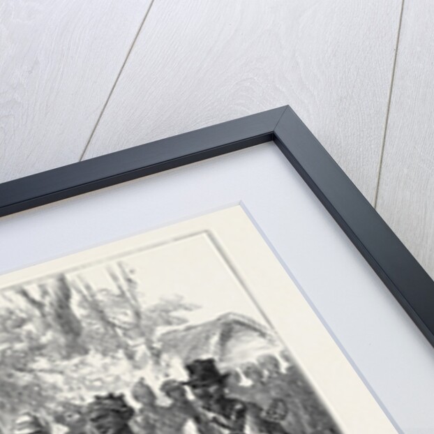 The Ashantee War: Inspecting Kossohs at Prah-Su 1874 by Anonymous