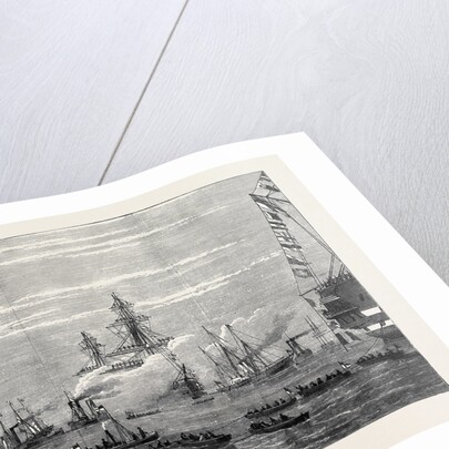 Arrival of the Duke and Duchess of Edinburgh: Arrival of the Victoria and Albert Yacht at Gravesend 1874 by Anonymous