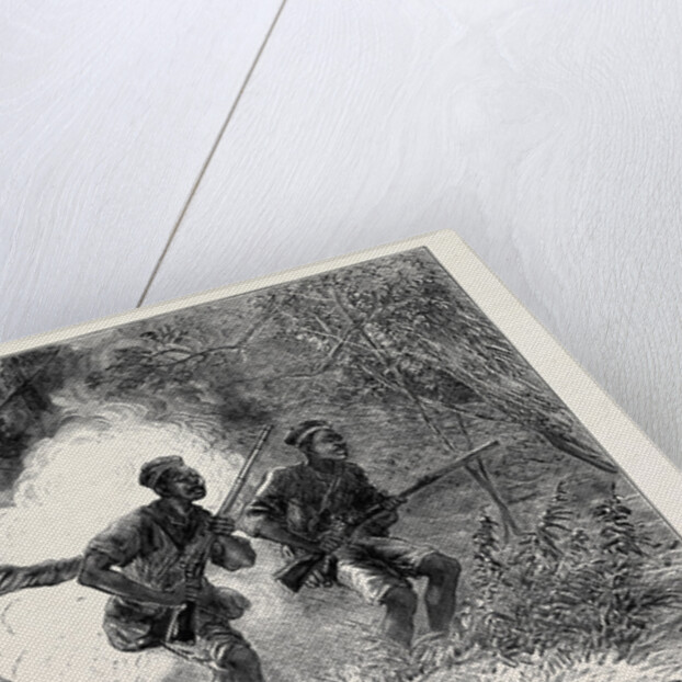 The Ashantee War: A Night Alarm 1874 by Anonymous