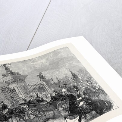 The Royal Entry Into London: The Procession at Buckingham Palace 1874 by Anonymous