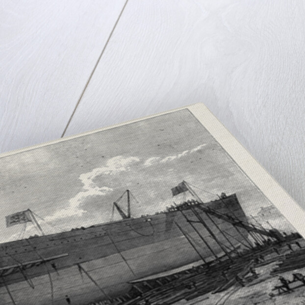 Launch of the Faraday Telegraph Cable Ship 1874 by Anonymous
