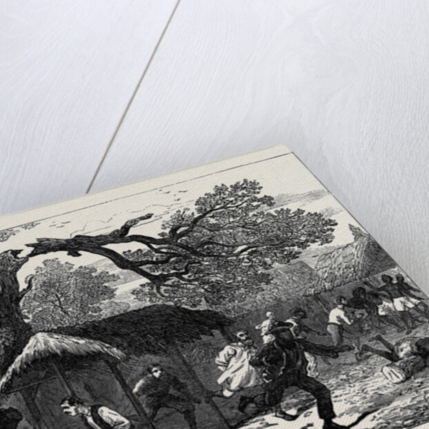 The Ashantee War: Fall of a Tree in Camp 1874 by Anonymous