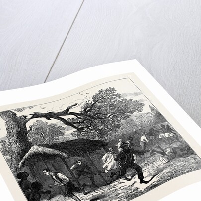 The Ashantee War: Fall of a Tree in Camp 1874 by Anonymous