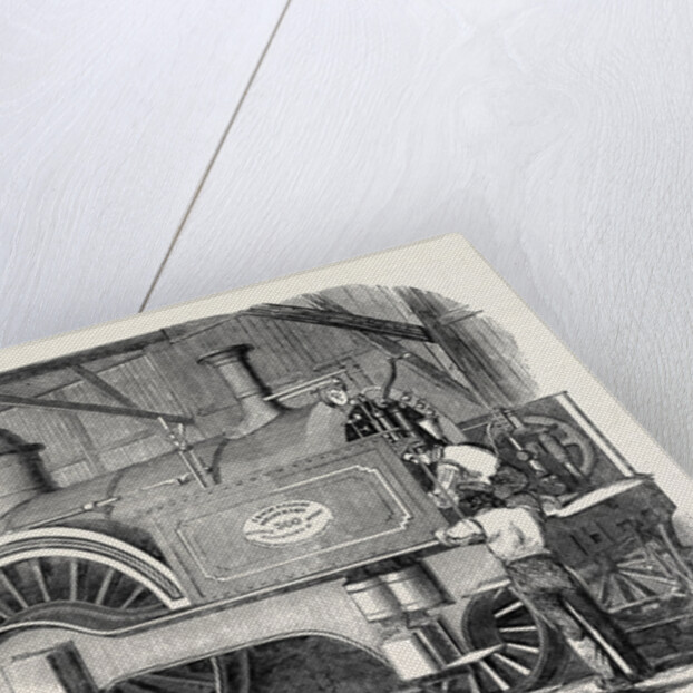 New Express Engine for the London and North-Western Railway, 1852 by Anonymous