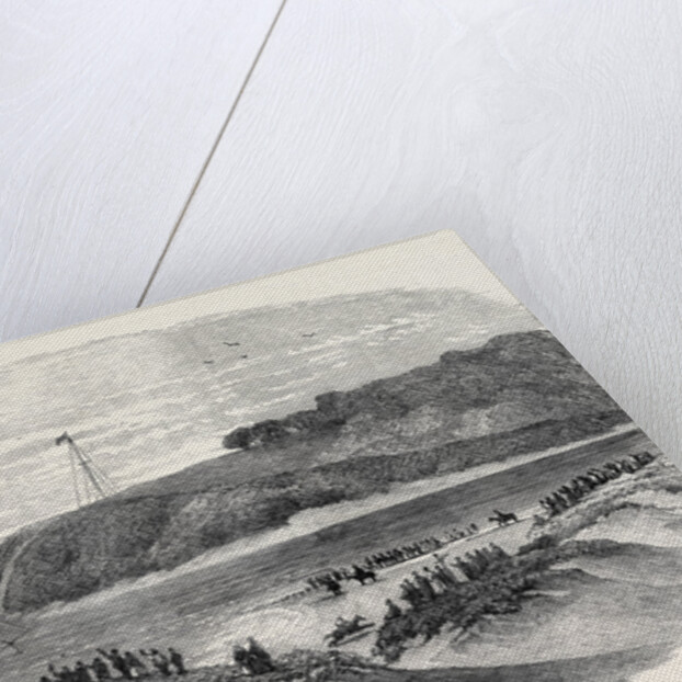 Entrance of the First Mail Steamer Into the Bay of Natal, 1852 by Anonymous