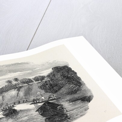 The Regiment of Loodianah (Gordon's Sikhs) on Their Voyage Down the Goumtee from Lucknow, to Embark at Calcutta for Rangoon, 1852 by Anonymous