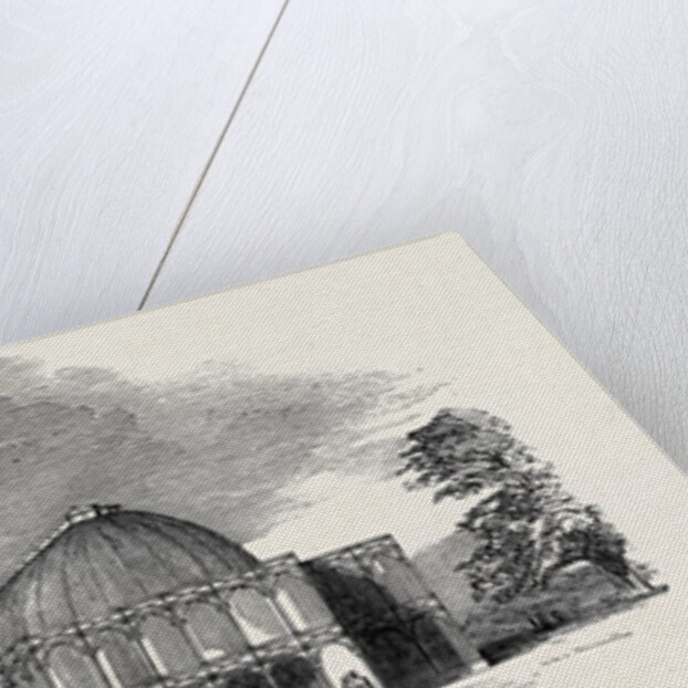 The Great Industrial Exhibition Building at Dublin: Front Elevation to Merrion Square West, 1852 by Anonymous