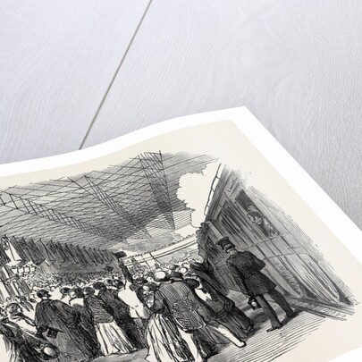 Reception of Queen Victoria at the Chester Station, 1852 by Anonymous