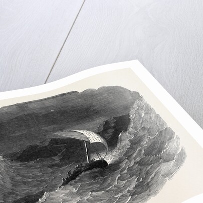 Extreme Peril of the Castor's Launch, Sent to Survey the Birkenhead Rock, 1852 by Anonymous