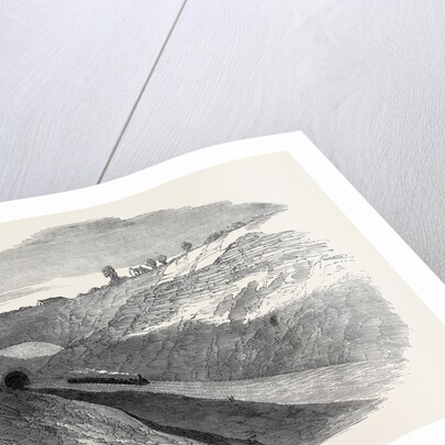 The Oxford and Birmingham Railway: Cutting at Harbury, 1852 by Anonymous