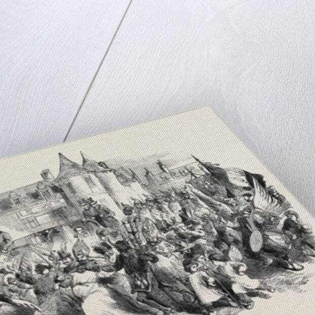The French President's Tour: Louis Napoleon at Aix, Les Jeux De La Fete-Dieu, 1852 by Anonymous