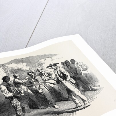 Scene from the New Drama of Uncle Tom's Cabin, at the Olympic Theatre, 1852 by Anonymous