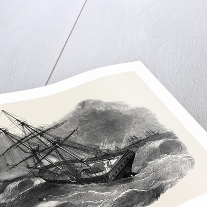 Wreck of the English Brig Hebe, in the Colombo Roads, Ceylon by Anonymous