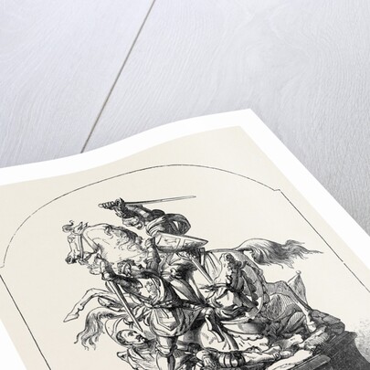 The Doncaster Race Plate, 1852, Conflict at Flodden Field by Anonymous
