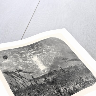 Fireworks in the Place De La Concorde, 1852 by Anonymous