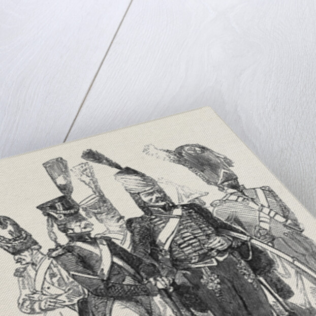 Old Soldiers of the French Empire, 1852 by Anonymous