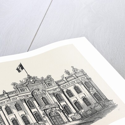 The King's Palace, at Antwerp, Formerly the Hotel De La Place De Meir, 1852 by Anonymous