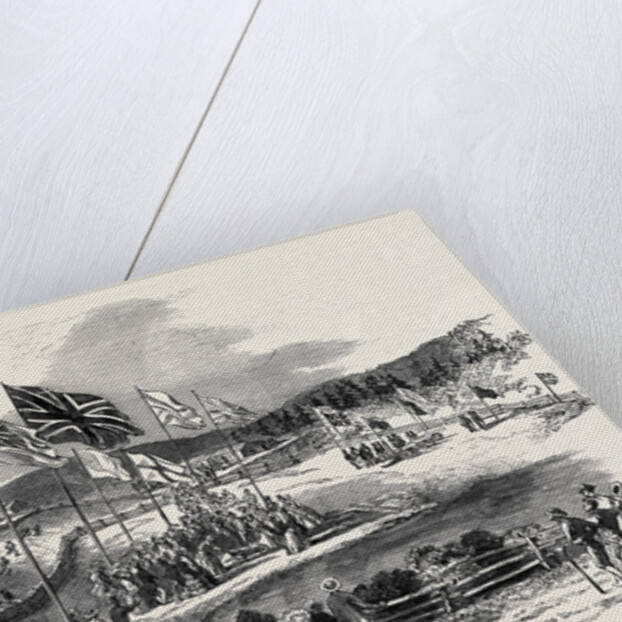 Commencement of the St. Andrew's and Quebec Railway, 1852 by Anonymous