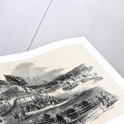 Commencement of the St. Andrew's and Quebec Railway, 1852 by Anonymous
