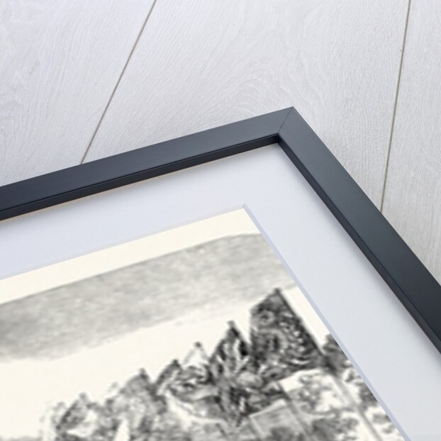 The New Crystal Palace, Sydenham, Placing the First Pillar, 1852 by Anonymous