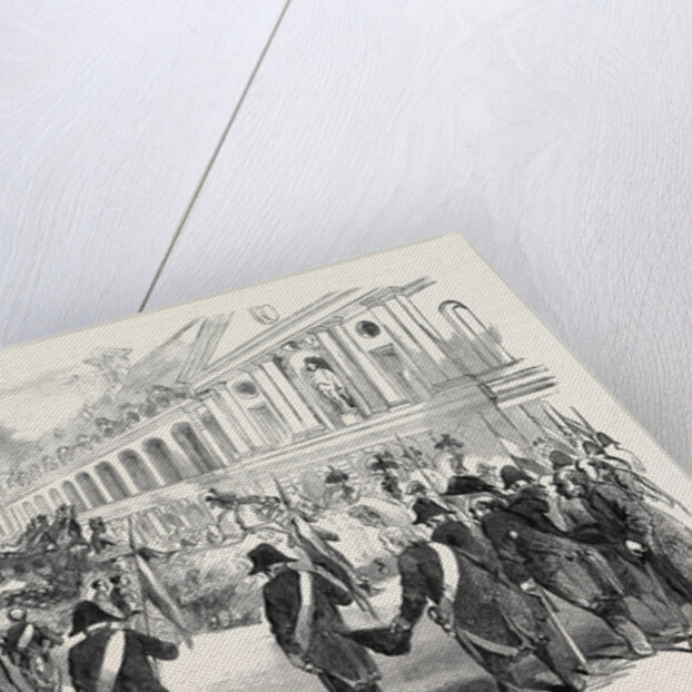 Funeral Procession of Marshal Exelmans to the Church of the Invalides, at Paris, 1852 by Anonymous