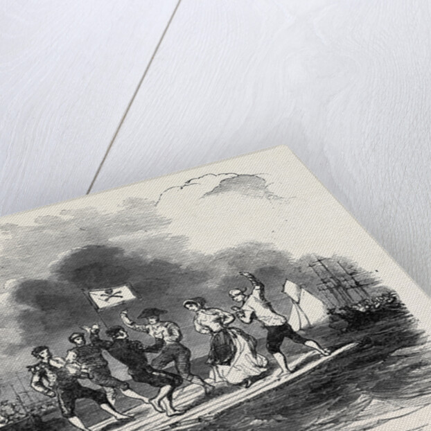 Raft Dance at the Squadron Regatta, Cork, 1852 by Anonymous