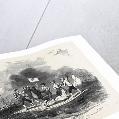 Raft Dance at the Squadron Regatta, Cork, 1852 by Anonymous
