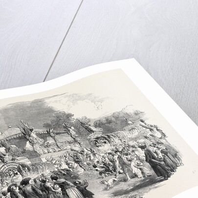 Fete at Strasbourg: Procession of the Waggons, at the Prefecture, Strasbourg, 1852 by Anonymous