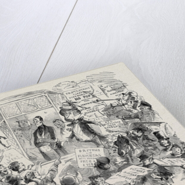 The Rejected Candidate, 1852. Charles Dickens by Anonymous