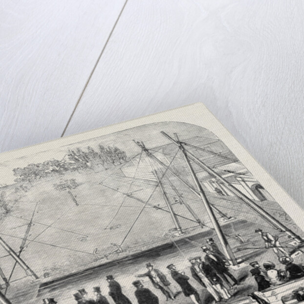 Trial of Anchors at the Royal Dockyard, Sheerness, 1852 by Anonymous