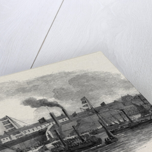 Launch of the Screw Collier the John Bowes, at Jarrow, 1852 by Anonymous