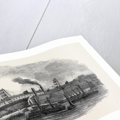Launch of the Screw Collier the John Bowes, at Jarrow, 1852 by Anonymous