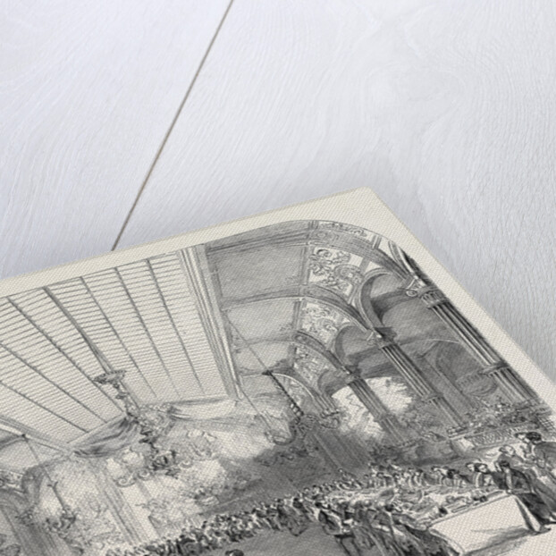 Farewell Banquet of the Deputies of the Legislative Body, in the Casino Paganini at Paris, 1852 by Anonymous