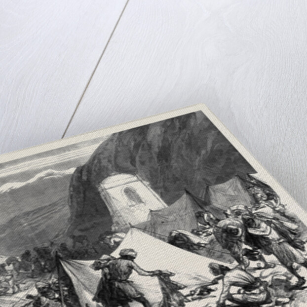 The Afghan War: Native Camp Followers Looting the Afghan Camp at Fort Ali Musjid 1879 by Anonymous